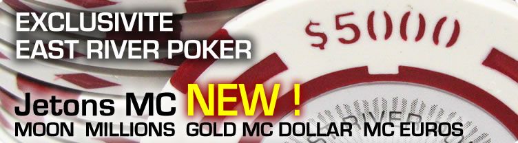 JETONS DE POKER MC DOLLAR MILLIONS GOLD EURO