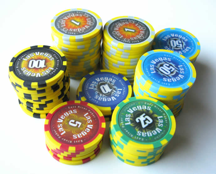 JETONS DE POKER TRIBAL YELLOW